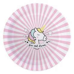 8 assiettes licorne