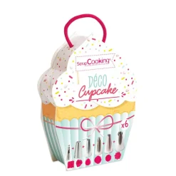 Boite déco cupcake 6 douilles inox