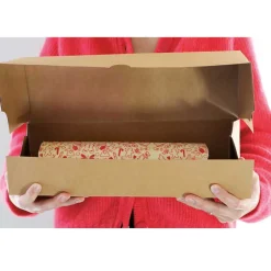 2 boites de transport à cakes/bûches 35x11x11 cm