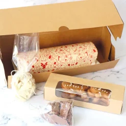 2 boites de transport pour macarons et biscuits