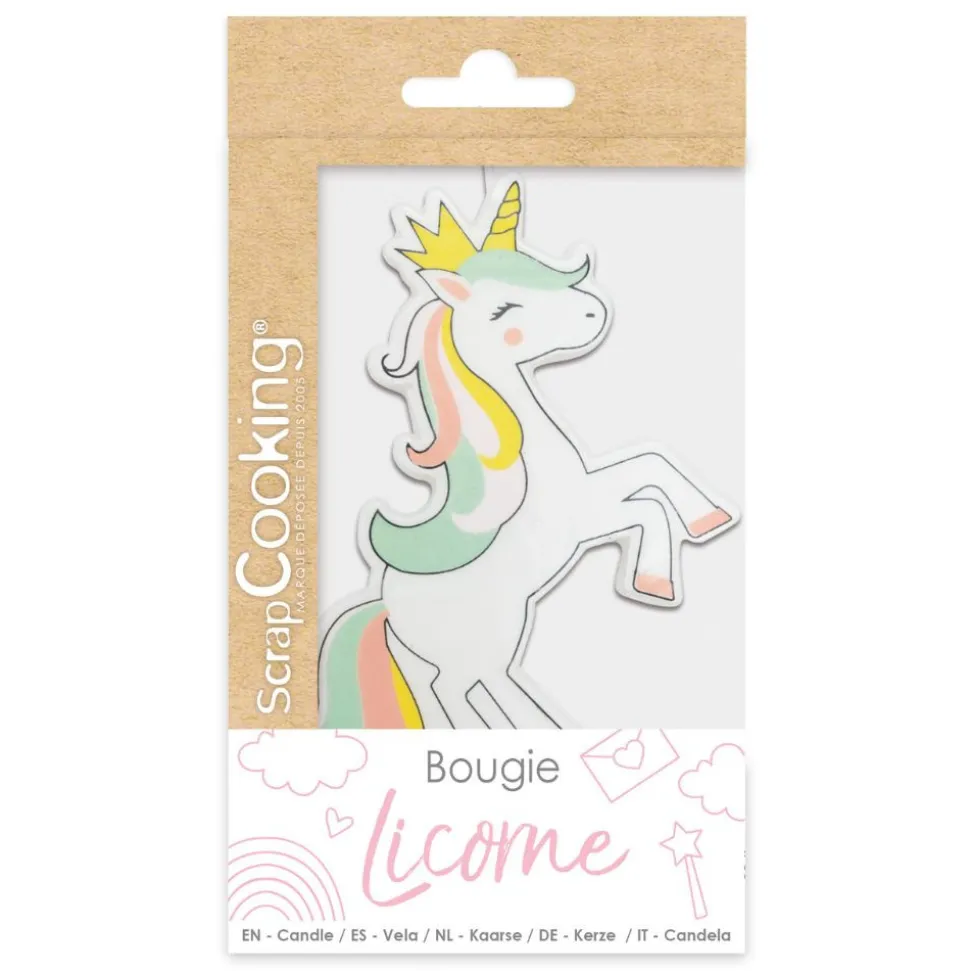 Bougie XXL Licorne
