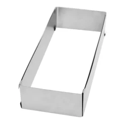 Cadre pâtissier rectangle extensible inox