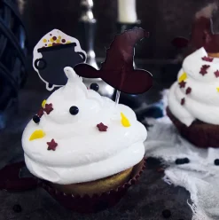24 Caissettes + cake toppers Sorcier