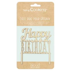 Cake topper bois Happy Birthday