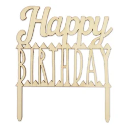 Cake topper bois Happy Birthday