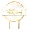Cake topper led Happy Birthday