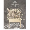 Cake topper led Joyeux Noël