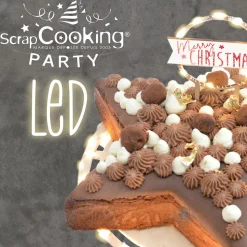 Cake topper led Merry Christmas