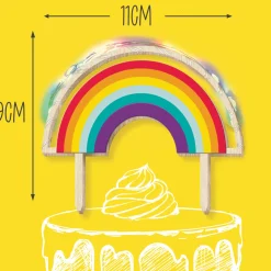 Cake topper led Rainbow