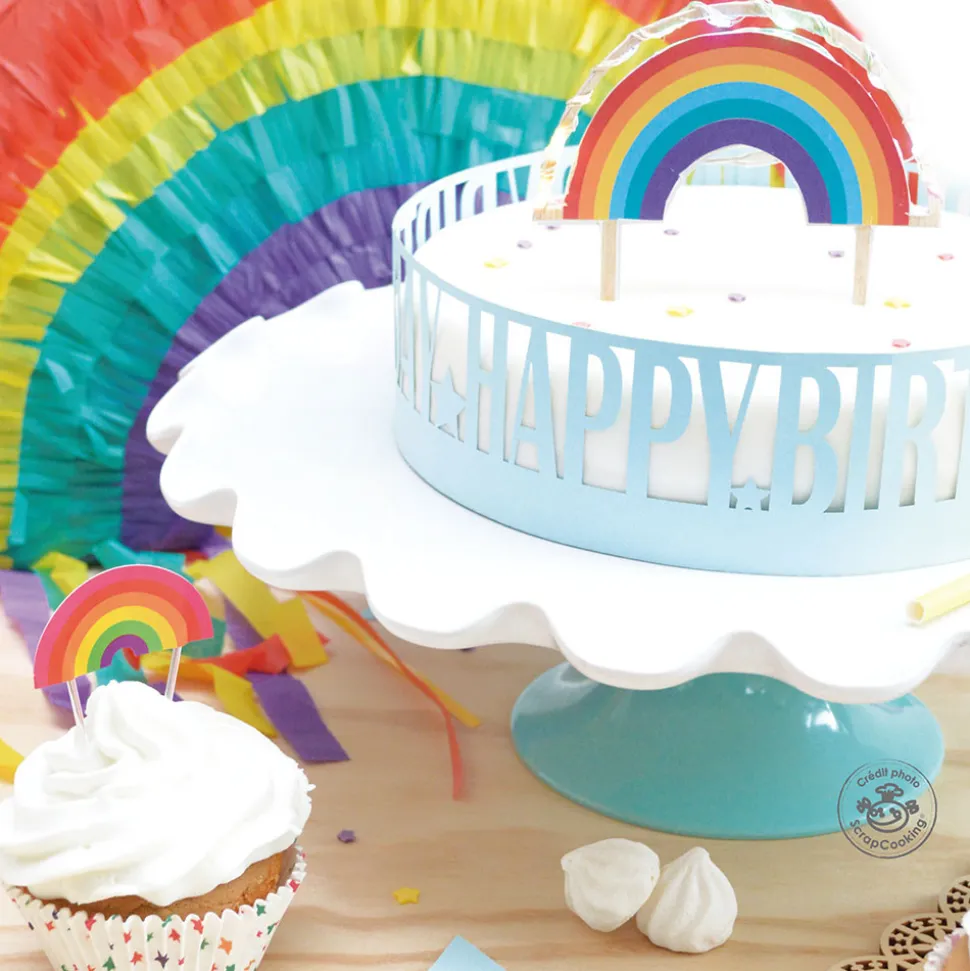 Cake topper led Rainbow