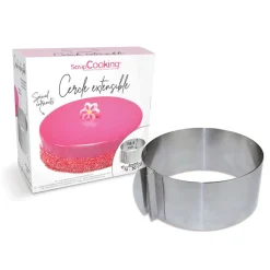 Cercle à pâtisserie extensible 16-30 cm