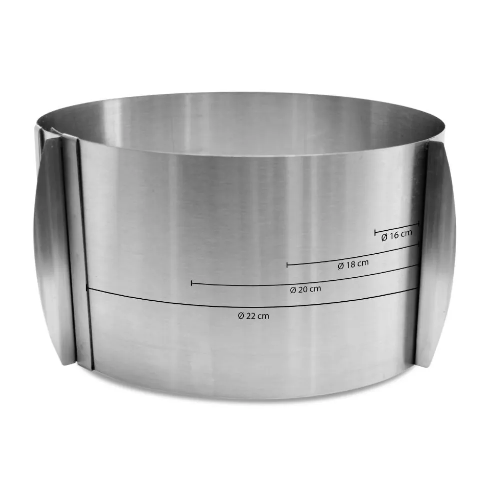 Cercle à pâtisserie extensible haut H.12 cm