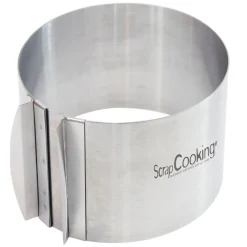 Cercle à pâtisserie extensible haut H.12 cm
