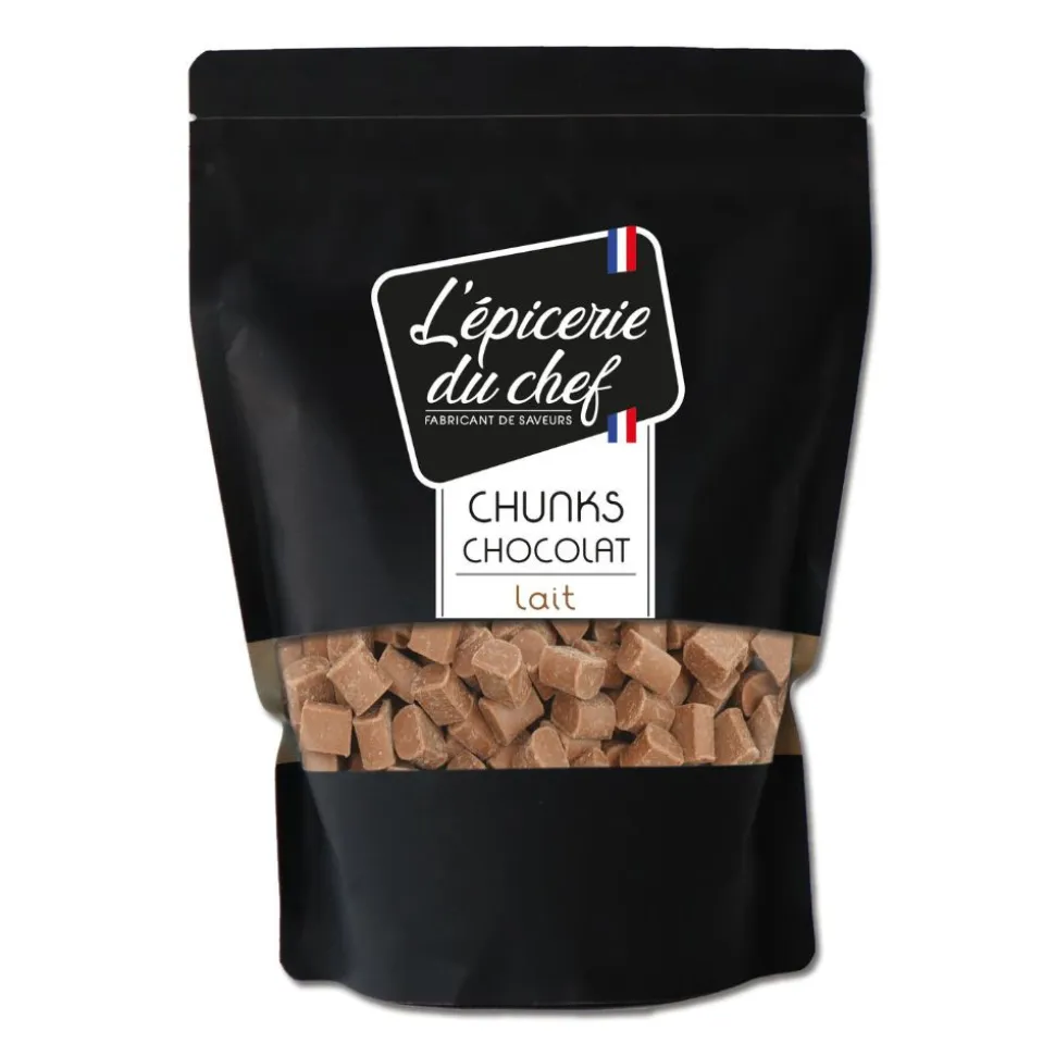 Chunks de chocolat au lait 500g