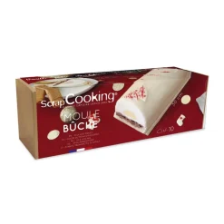 Coffret Bûche de Noël 30 cm - Moule, insert & support