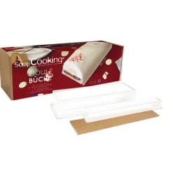 Coffret Bûche de Noël 30 cm - Moule, insert & support
