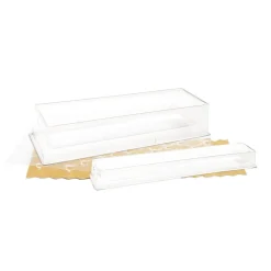 Coffret Bûche de Noël Matelassée - Moule, insert, tapis, support & recette
