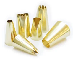 Coffret 6 douilles dorées