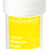 Colorant alimentaire en pâte jaune citron 20g