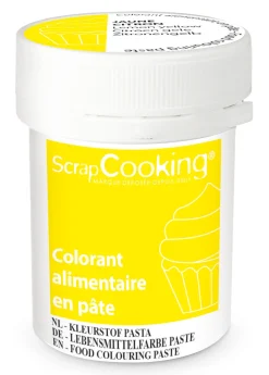 Colorant alimentaire en pâte jaune citron 20g