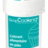 Colorant alimentaire en pâte turquoise 20g
