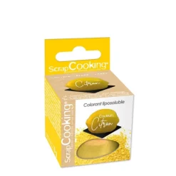 Colorant liposoluble en poudre couleur citron 10g