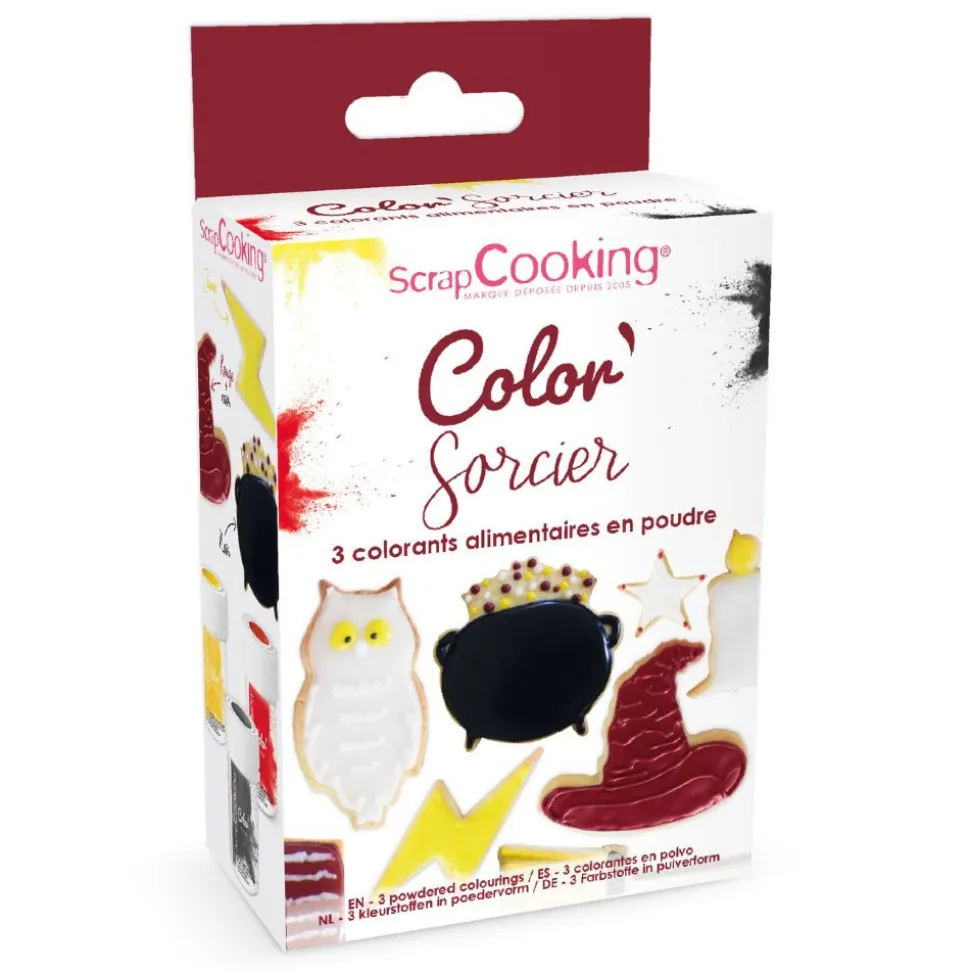 3 colorants artificiels poudre Sorcier