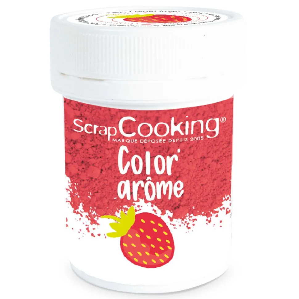 Color'arôme rose / fraise 10 gr