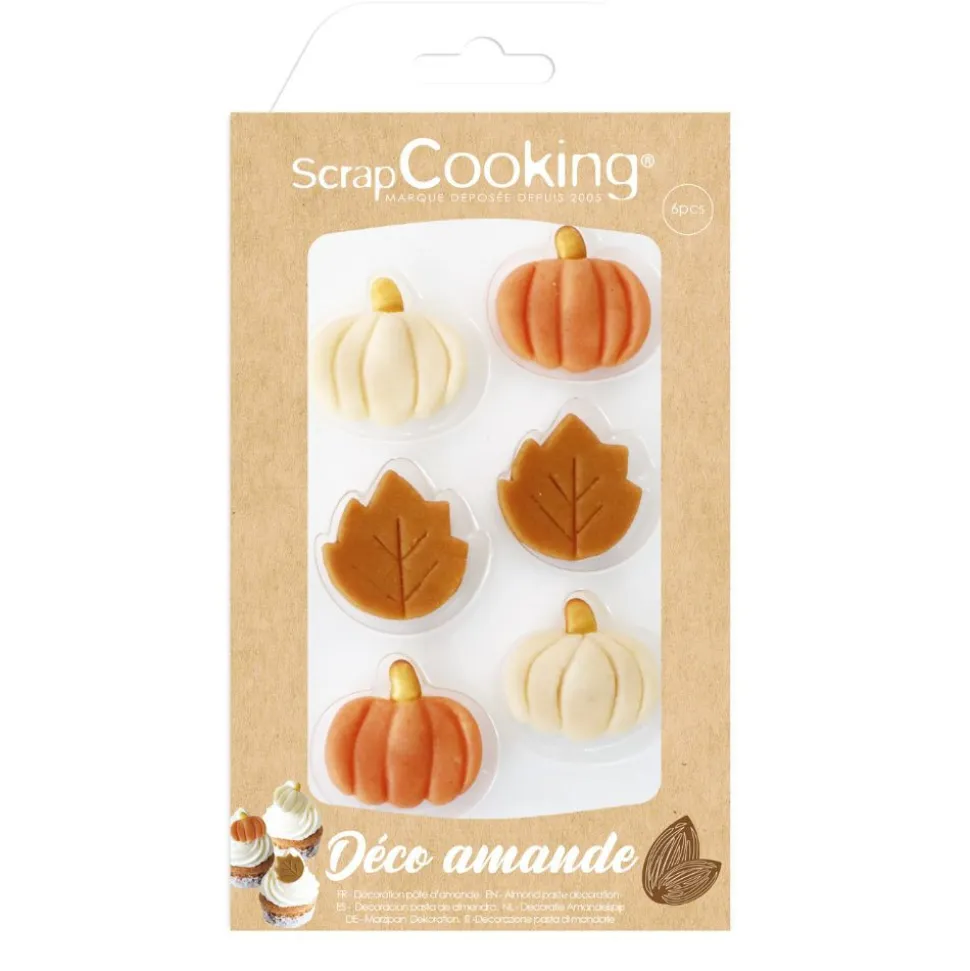 Décoration automne en pâte d'amande