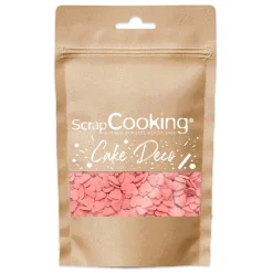 Décors sucrés cœurs rouges 55g