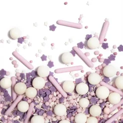Décors sucrés mix rods lilas 70g