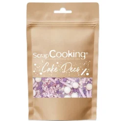 Décors sucrés mix rods lilas 70g