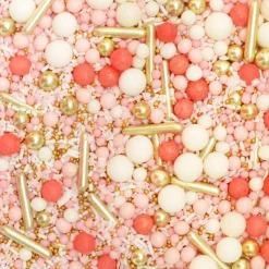 Décors sucrés mix rods rose doré 70g