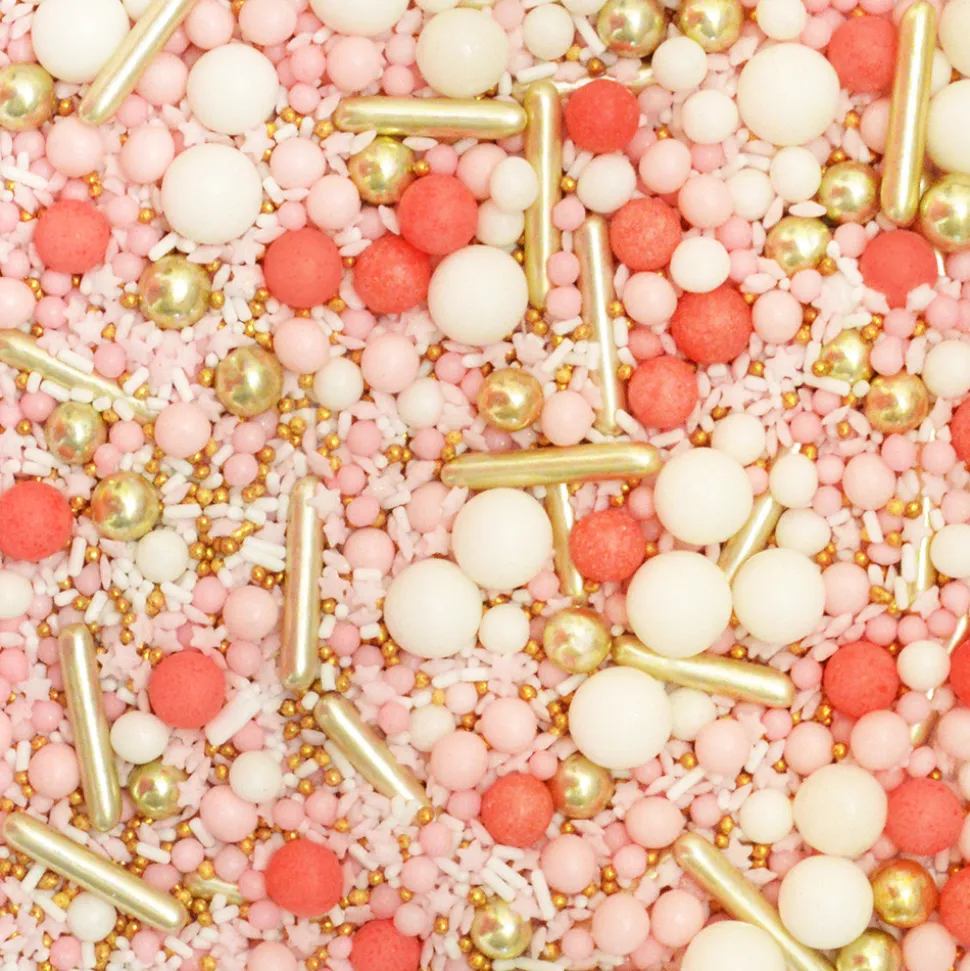 Décors sucrés mix rods rose doré 70g