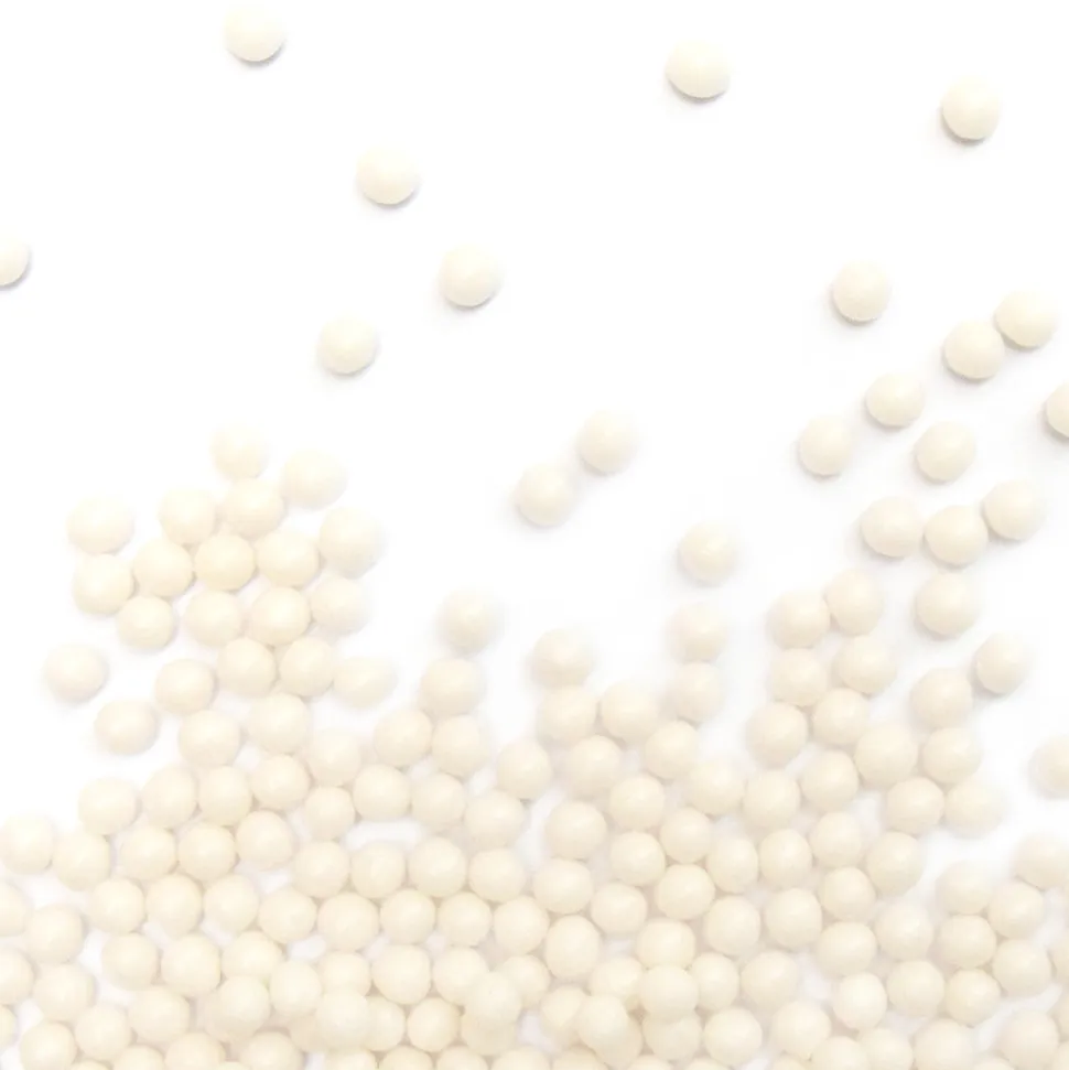 Décors sucrés perles blanches 55g