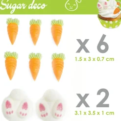 Décosucres lapin/carotte