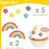 Décosucres rainbow