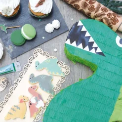 Disque de pâte à sucre Dinosaure
