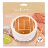 Disque pâte à sucre gâteau terrain de tennis 18 cm