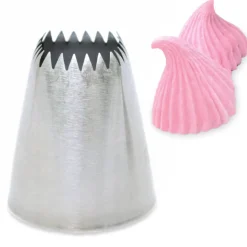 Douille carrée cannelée en inox