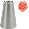 Douille russe pivoine en inox Ø1,8 cm