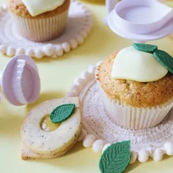 Emporte-pièces éjecteurs en seau pour pâte à sucre x27