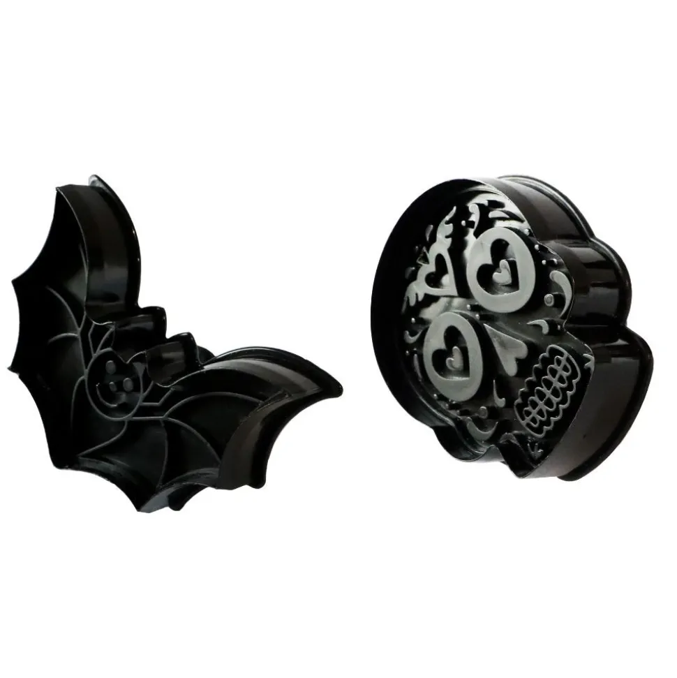 Emporte-pièces éjecteurs pour biscuits Halloween x2