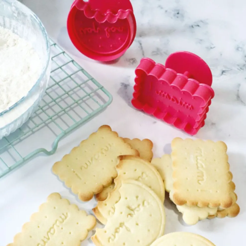 Emporte-pièces éjecteurs pour biscuits x2