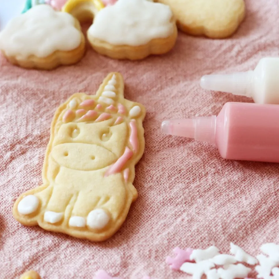 Emporte-pièces éjecteurs pour biscuits Licorne x2