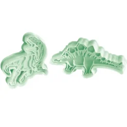 Emporte-pièces éjecteurs pour biscuits Dinosaure x2