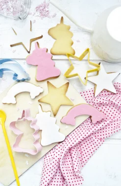 4 emporte-pièces sur cintre Licorne