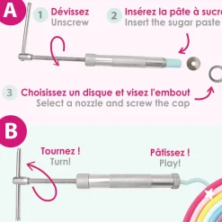Extrudeur pâte à sucre