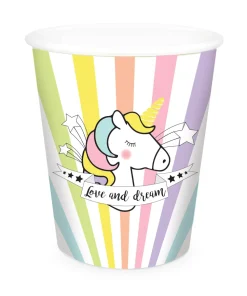 8 gobelets licorne