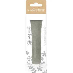 Icing stylo argenté irisé